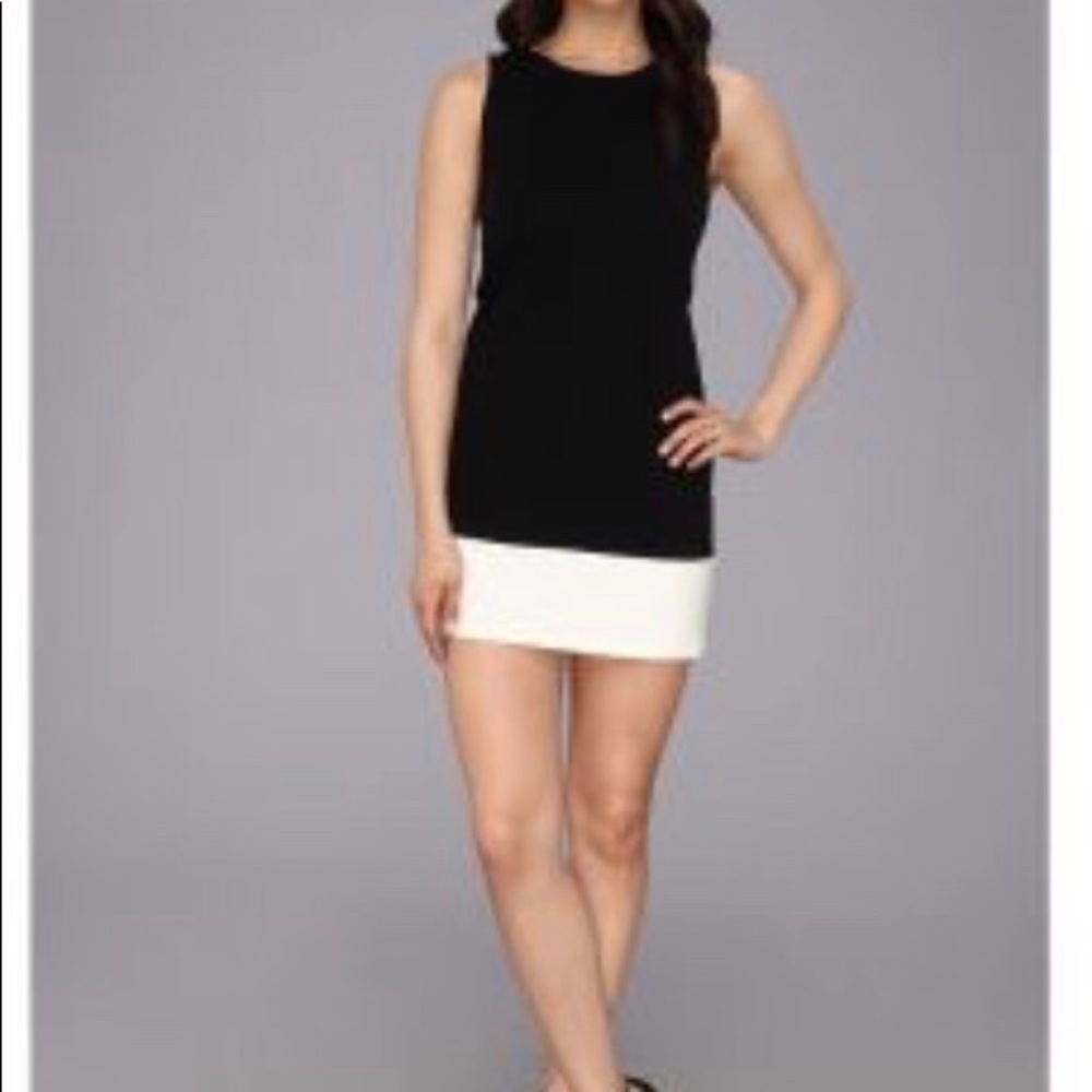 NWT, Anthropologie, Black & White Sleeveless Dress